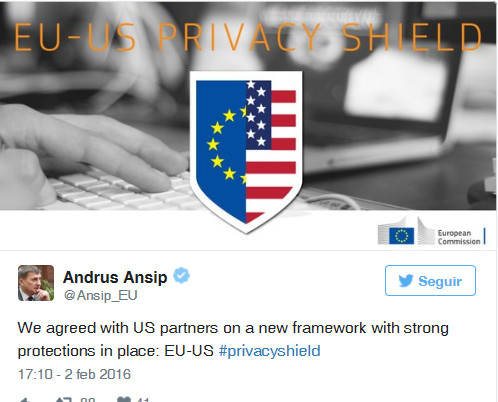 El Escudo de Privacidad: más protección para la transferencia internacional de datos UE-EEUU