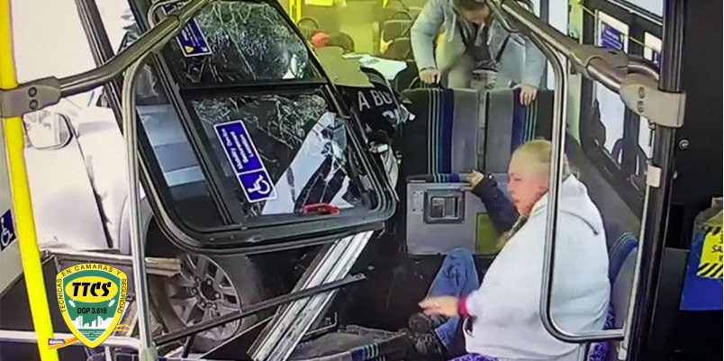 video graban choque autobus siracusa
